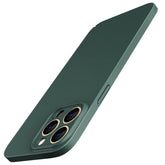 JETech Upgraded Slim (0.85 mm Thin) Case for iPhone 13 Pro 6.1-Inch, Camera Lens Cover Full Protection, Slim Fit Ultra Thin Lightweight Matte Hard PC, Support Wireless Charging (Midnight Green)